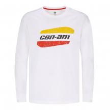 CAN-AM Langarmshirt weiss
